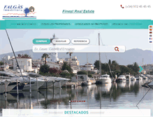 Tablet Screenshot of falgas-immo.com